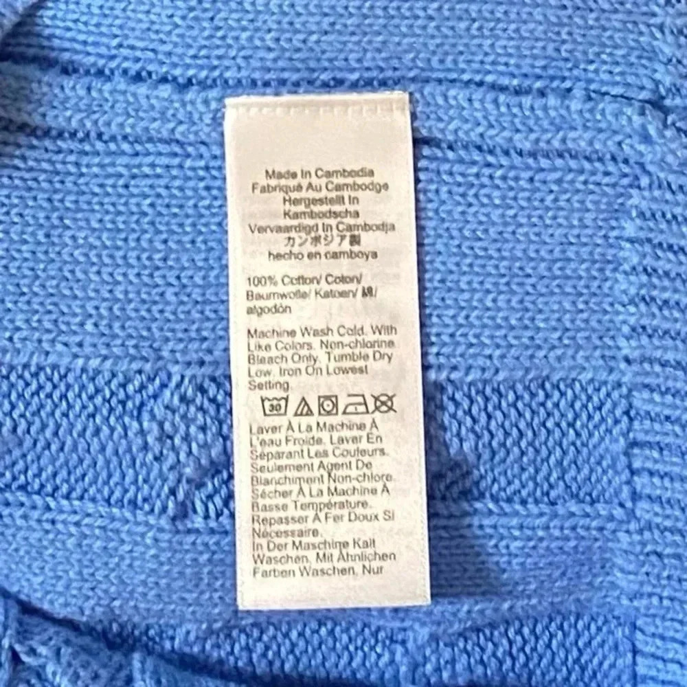 J. Crew Light Blue Cable Knit Sweater - Picture 8 of 8